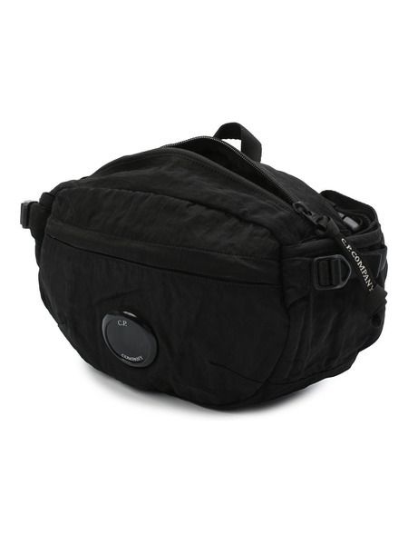 Черная поясная сумка Nylon Satin Garment Dyed (Поясные сумки) C.P. Company 09CMAC108A-005269G фото-2