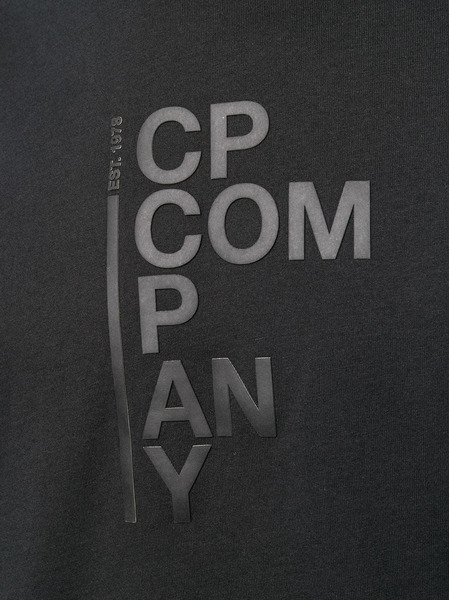 Черная футболка с логотипом C.P. Company 09CMTS157A005100W фото-5
