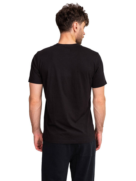 Черная футболка с принтом на груди C.P. Company 09CMTS166A005100W фото-4