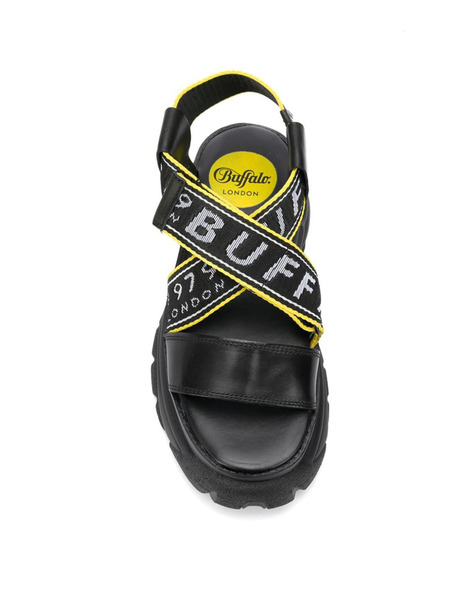 Черные сандалии Bo на платформе Buffalo 187 фото-4