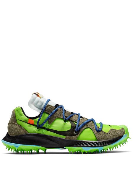 Зеленые кроссовки Nike x Off-White Zoom Terra Kiger 5 Nike 241 фото, Кроссовки