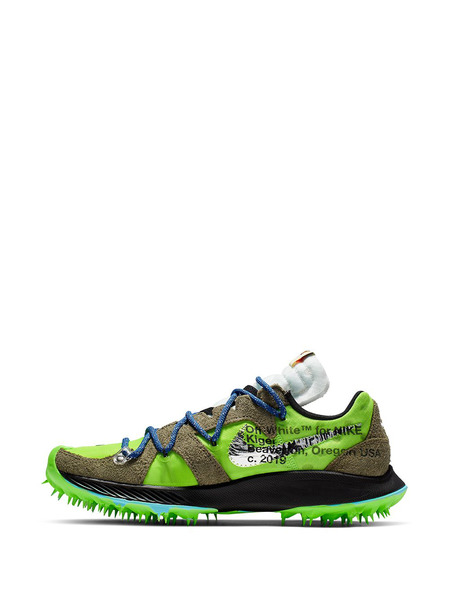 Зеленые кроссовки Nike x Off-White Zoom Terra Kiger 5 Nike 241 фото-2