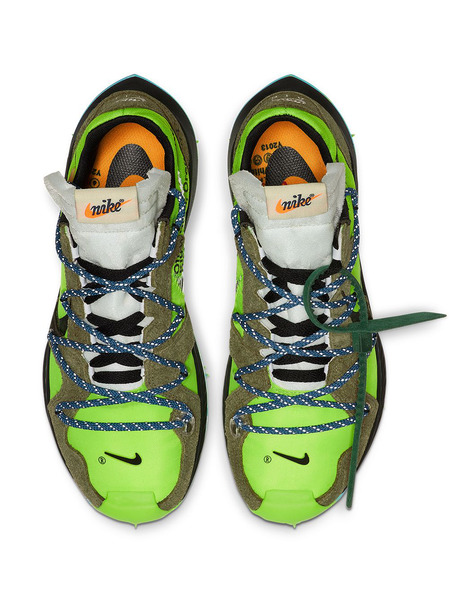 Зеленые кроссовки Nike x Off-White Zoom Terra Kiger 5 (Кроссовки) Nike 241 фото-4