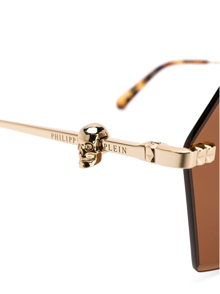 Женские солнцезащитные очки с брендовой фурнитурой Philipp Plein, фото