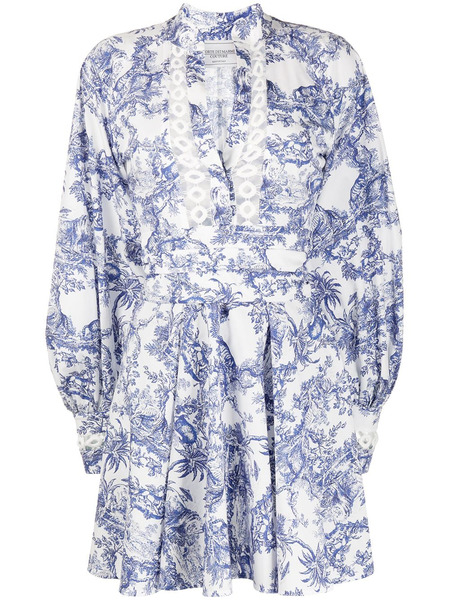 Forte Dei Marmi Couture Платье мини с цветочным принтом 20SF5630