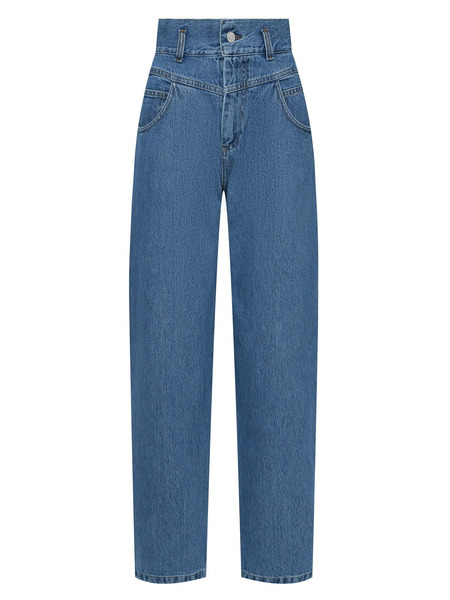 Синие джинсы свободного кроя Forte Dei Marmi Couture, фото