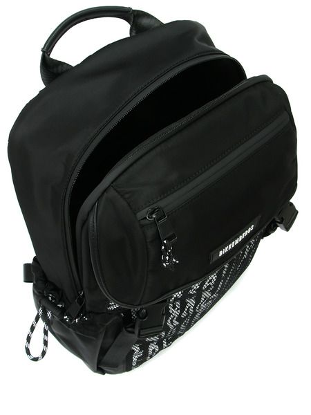 Черный рюкзак с принтом Bikkembergs E2APME840025B01 фото-5