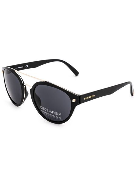 Солнцезащитные очки в овальной оправе DQ0255 01A (Солнцезащитные очки) Dsquared2 664689850907 фото-2