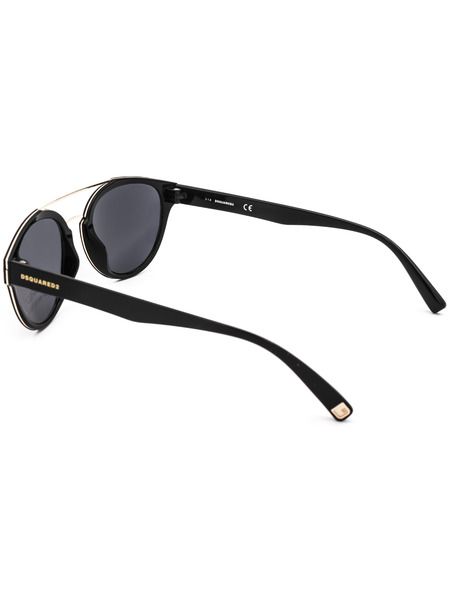 Солнцезащитные очки в овальной оправе DQ0255 01A (Солнцезащитные очки) Dsquared2 664689850907 фото-4