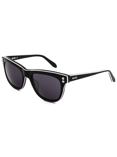 Солнцезащитные очки с белой окантовкой MO72201SA 01SA (Солнцезащитные очки) Moschino 8029224706248 фото-2