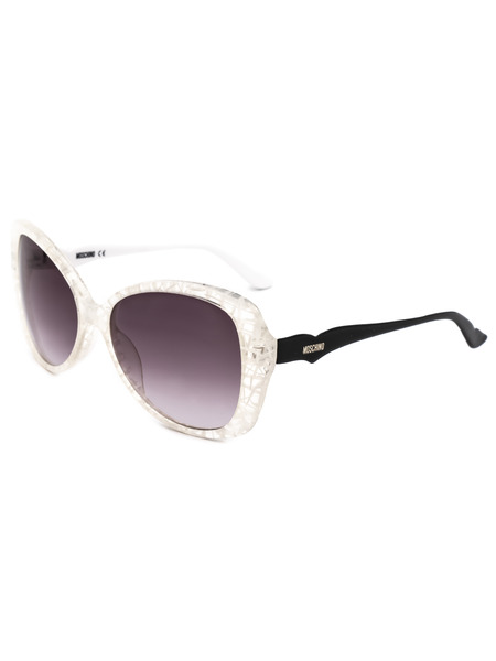 Солнцезащитные очки-бабочки в белой оправе MO73103SA 03SA (Солнцезащитные очки) Moschino 8029224771598 фото-2