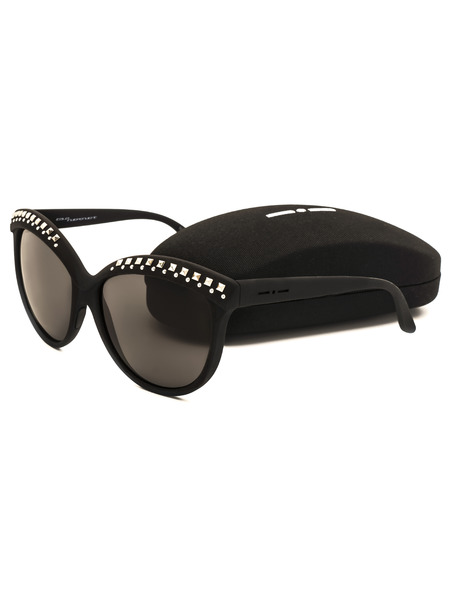Солнцезащитные очки-бабочки с декором на оправе Italia Independent 8055341167716 фото-3