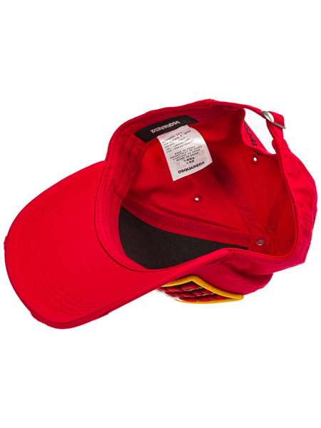 Красная бейсбольная кепка Dsquared2 BCM024405C000014065 фото-5