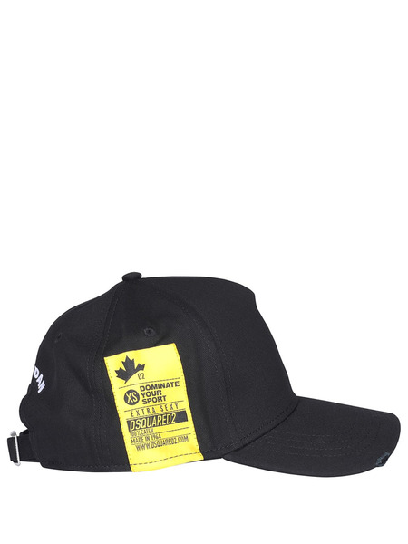 Черная бейсбольная кепка с лого Dsquared2, фото