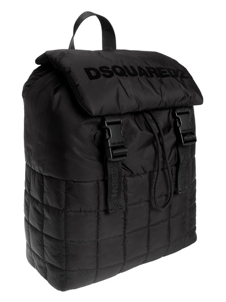 Стеганый рюкзак с логотипом Dsquared2, фото