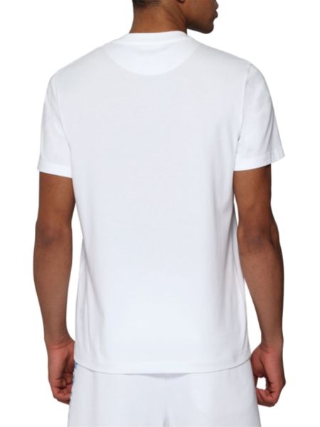 Белая футболка с логотипом (Футболки и поло) Bikkembergs C410124E1811 фото-4