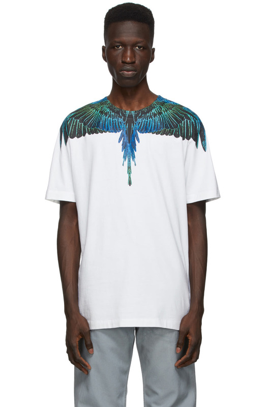 Белая футболка Wings Marcelo Burlon Белая футболка Wings Marcelo Burlon, фото