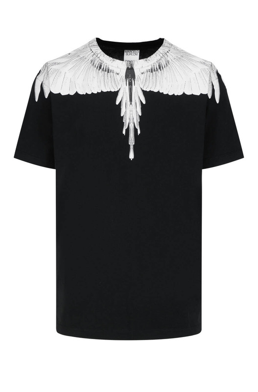 Черная футболка Wings Marcelo Burlon Черная футболка Wings Marcelo Burlon, фото