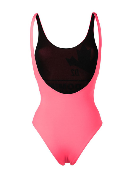 Слитный купальник розового цвета с логотипом Dsquared2 D6BGC2940ISA01 фото-2