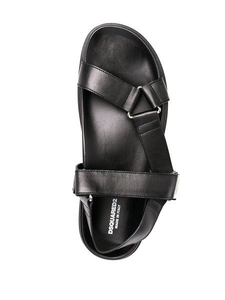 Черные сандалии с ремешками (Сандалии) Dsquared2 FSM004101500001 фото-4