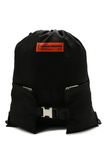 Текстильный рюкзак с нашивкой-логотипом Heron Preston, фото