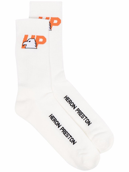 Heron Preston Белые носки Eagle HMRA008F21KNI0010122