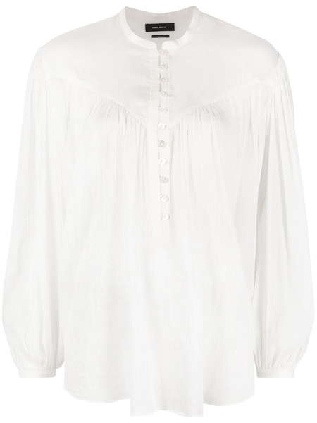 Белая блузка Kiledia с длинными рукавами Isabel Marant, фото