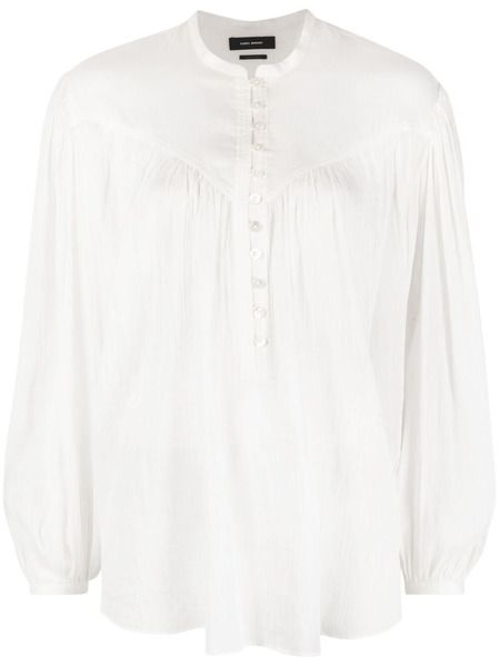 Белая блузка Kiledia с длинными рукавами Isabel Marant фото, Блузы и рубашки