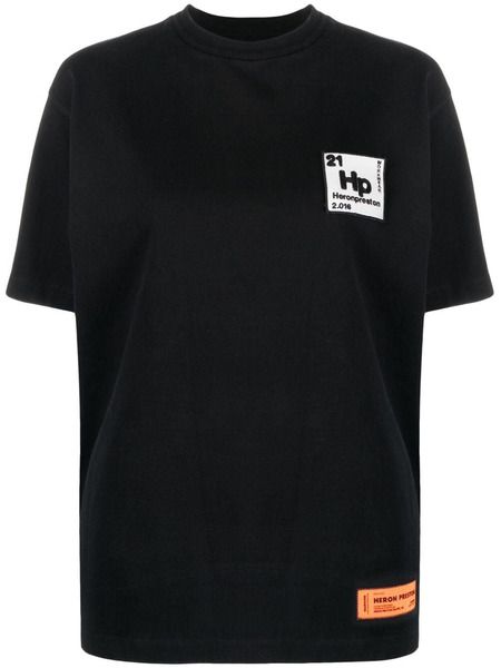 Черная футболка Periodic с короткими рукавами Heron Preston HWAA023R21JER0021001 фото, Футболки