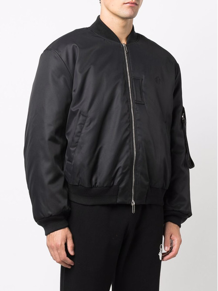 Куртка-бомбер черного цвета на молнии Off-White, фото