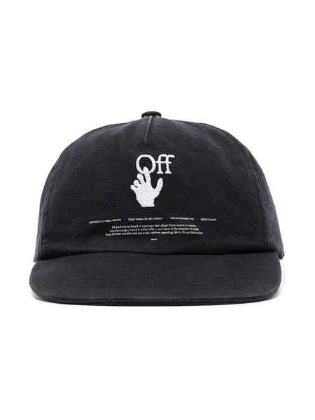 Черная кепка с логотипом Hands Off Off-White, фото