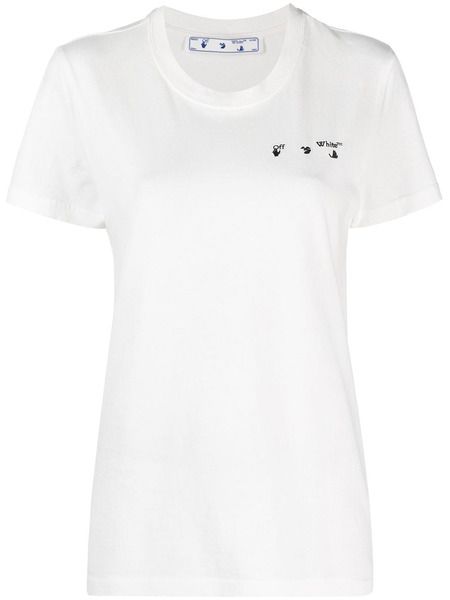 Белая футболка с логотипом Arrows Off-White OWAA049R21JER0010331 фото-1