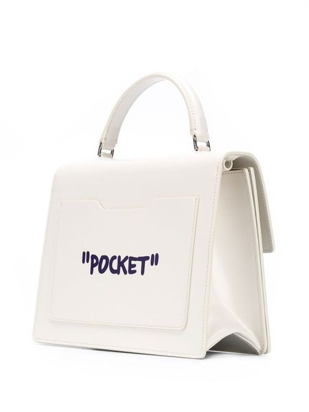 Белая сумка-тоут Quote (Кожаные сумки) Off-White OWNA090F20LEA0030335 фото-2