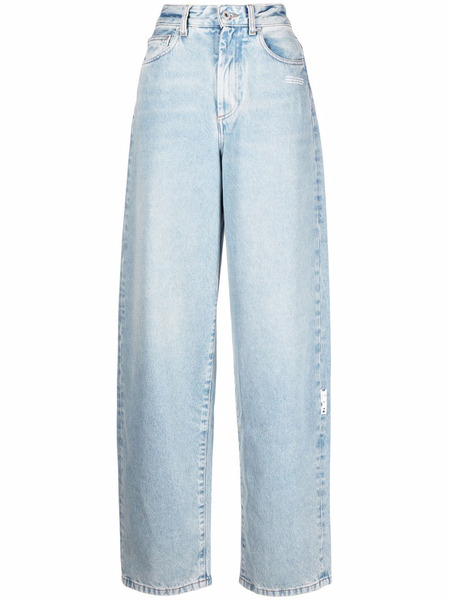 Широкие джинсы с завышенной талией Off-White, фото