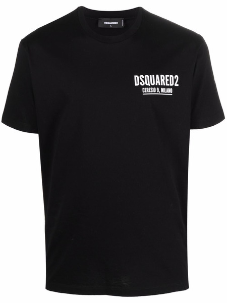Черная футболка Ceresio 9 Dsquared2, фото