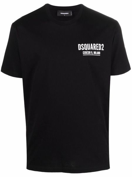 Черная футболка Ceresio 9 Dsquared2 фото, Футболки и поло