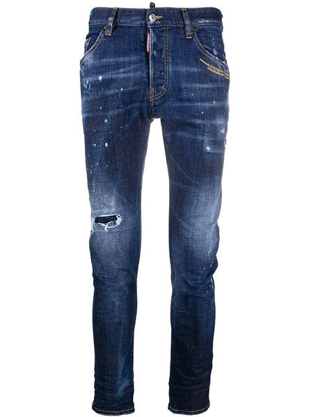 Мужские джинсы с разрезами Dsquared2, фото