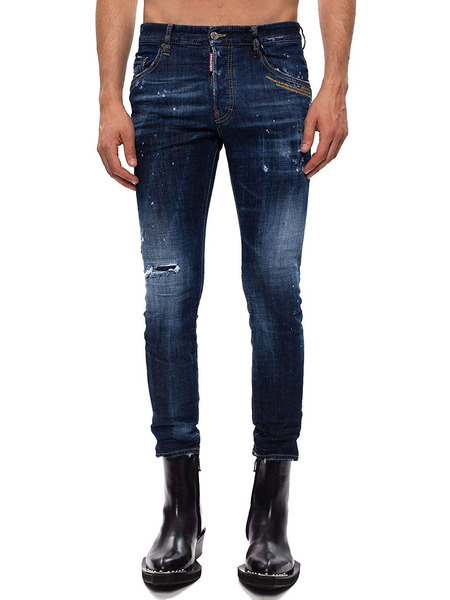 Мужские джинсы с разрезами Dsquared2 S71LB0780S30664470 фото-2