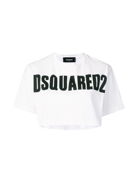 Dsquared2 Укороченная футболка с принтом S72GD0149S22427