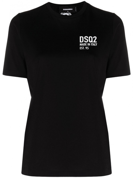 Черная футболка DSQ2 Dsquared2, фото