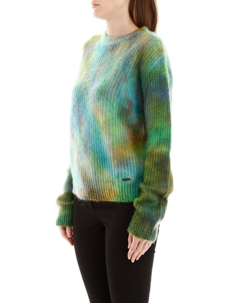 Пуловер с принтом тай-дай Tie & Dye Dsquared2, фото