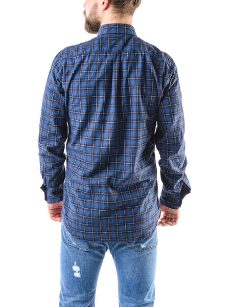 Клетчатая рубашка синего цвета (Рубашки) Dsquared2 S74DM0175S48922 фото-4