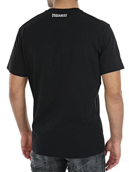 Черная футболка Canada с логотипом (Футболки) Dsquared2 S74GD0786S22844 фото-2