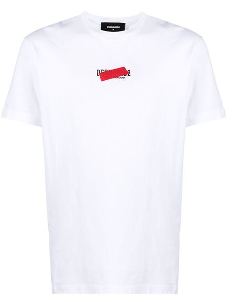 Белая футболка с логотипом (Футболки) Dsquared2 S74GD0804S22427 фото-1