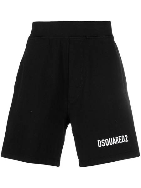 Черные спортивные шорты с логотипом Dsquared2, фото