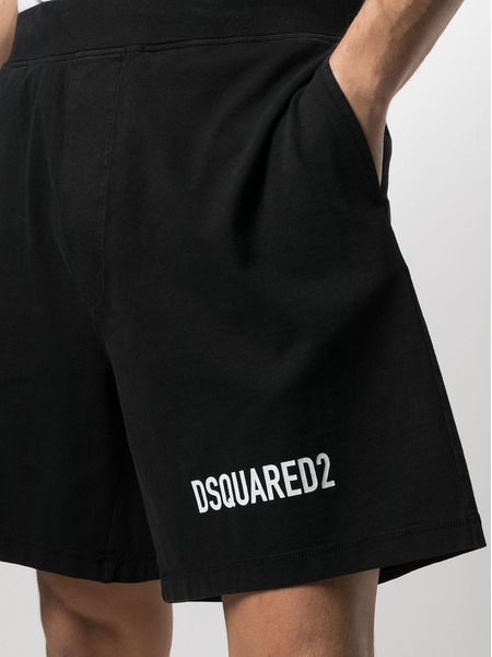 Черные спортивные шорты с логотипом (Спортивные шорты) Dsquared2 S74MU0645S23851 фото-5