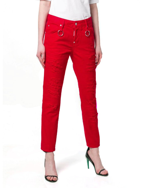 Красные джинсы Cool Girl Dsquared2 S75LB0139STN833 фото-3