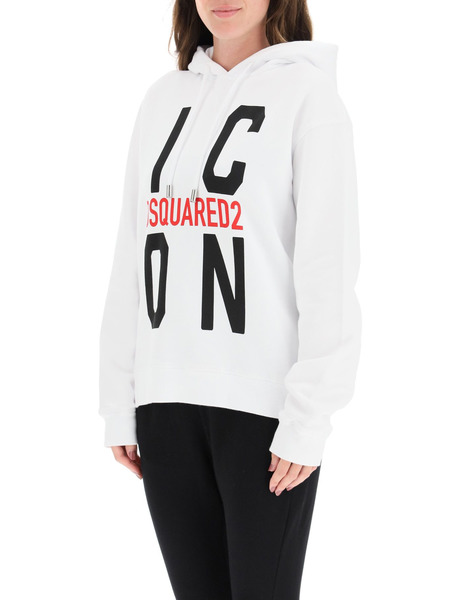 Худи Icon белого цвета Dsquared2, фото