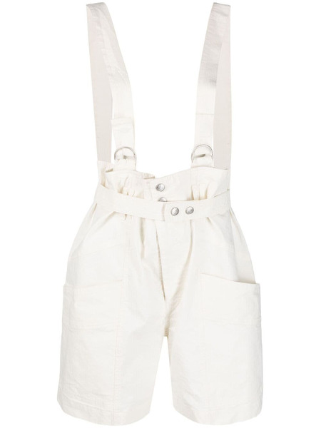 Белые шорты Effie с лямками Isabel Marant, фото