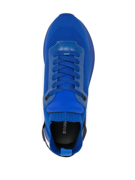 Синие кроссовки на шнуровке Speedster (Кроссовки) Dsquared2 SNM007459203823 фото-4